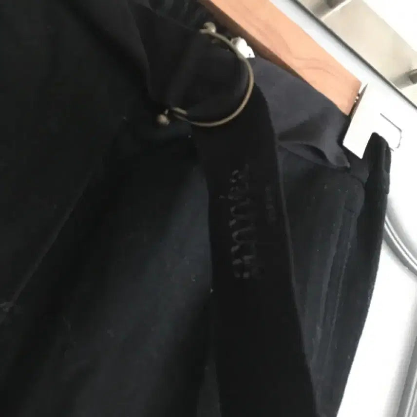 [BUNJANG] SJSJ Belted Black Pants / SJSJ 벨트 팬츠 호칭61-90