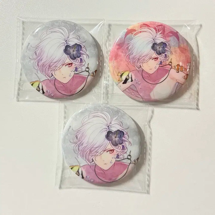 [BUNJANG] Diabolik Lovers Subaru Millennium Beach Series Bundle Set Big Can Badge / 디아볼릭러버즈 디아러버 밀레니엄 비치 시리즈 스바루 빅 캔뱃지 일괄