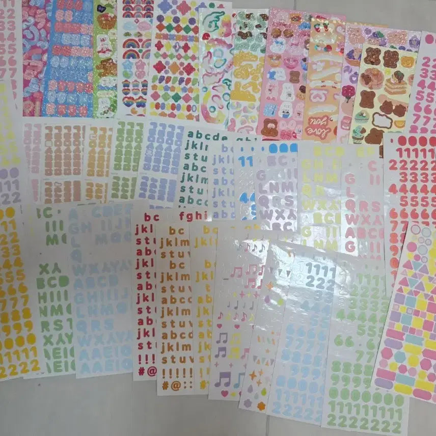 [BUNJANG] Assorted Stickers and Masking Tape Bundle / 스티커 마테 일괄 판매