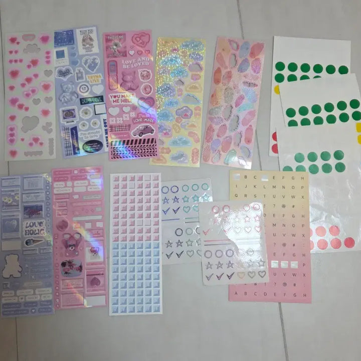 [BUNJANG] Assorted Stickers and Masking Tape Bundle / 스티커 마테 일괄 판매