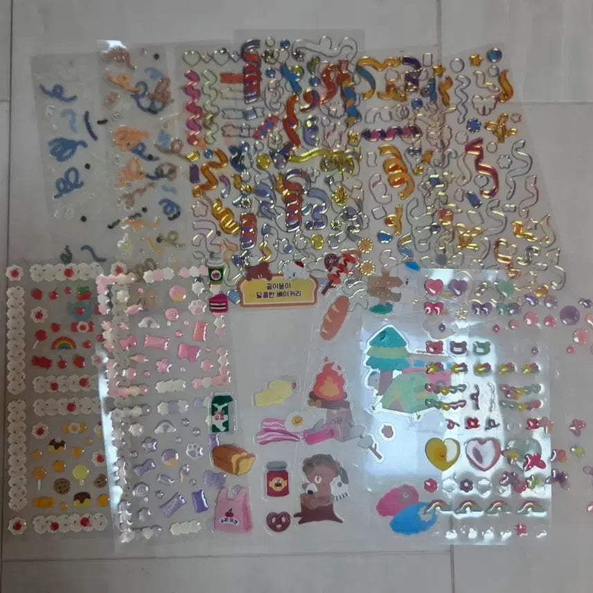 [BUNJANG] Assorted Stickers and Masking Tape Bundle / 스티커 마테 일괄 판매