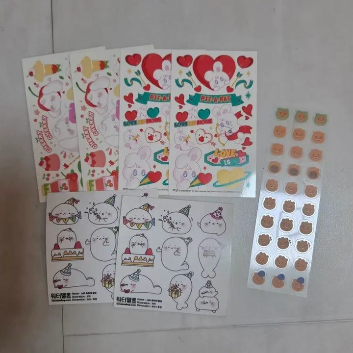 [BUNJANG] Assorted Stickers and Masking Tape Bundle / 스티커 마테 일괄 판매