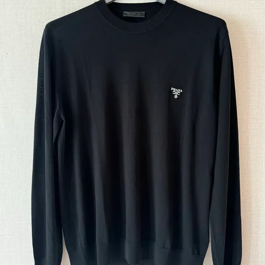 [BUNJANG] Prada Superfine Wool Crewneck Sweater 50 / 프라다 슈퍼파인 울 크루넥 스웨터 50