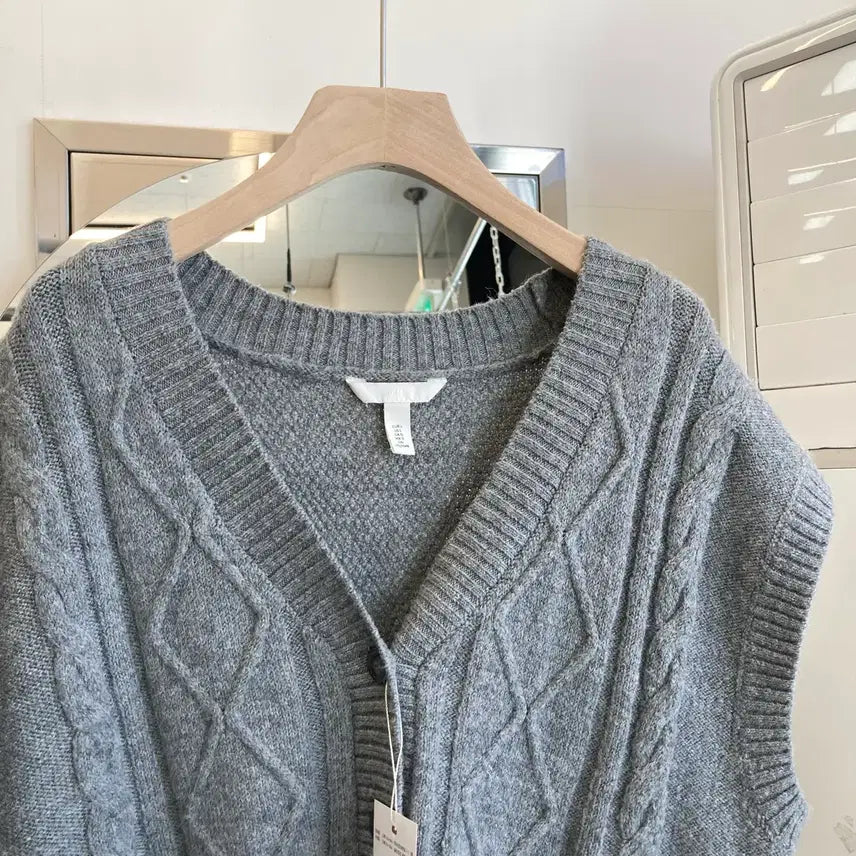 [BUNJANG] Knit Vest / H&M 니트 조끼 가디건 XL(105) Knit Vest