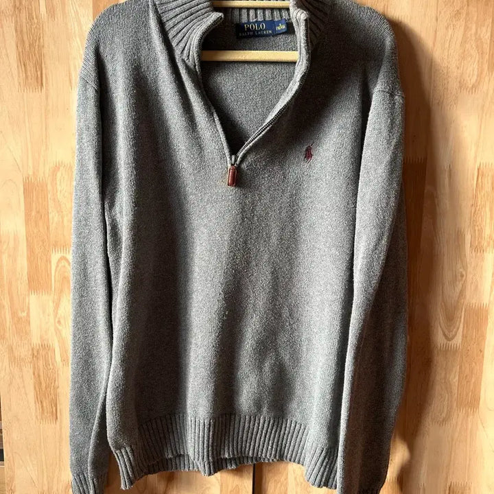 [BUNJANG] Polo Ralph Lauren Half-Neck Knit / 폴로 랄프로렌 하프넥 니트 회색