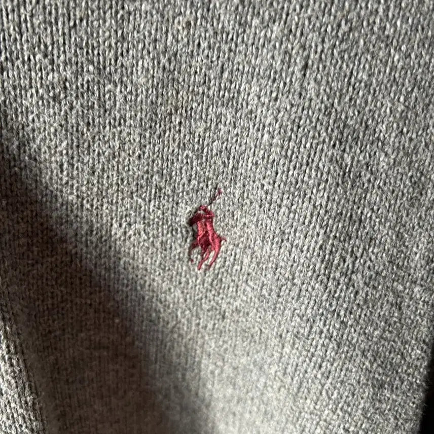 [BUNJANG] Polo Ralph Lauren Half-Neck Knit / 폴로 랄프로렌 하프넥 니트 회색