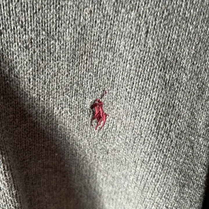 [BUNJANG] Polo Ralph Lauren Half-Neck Knit / 폴로 랄프로렌 하프넥 니트 회색