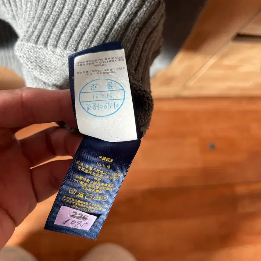 [BUNJANG] Polo Ralph Lauren Half-Neck Knit / 폴로 랄프로렌 하프넥 니트 회색