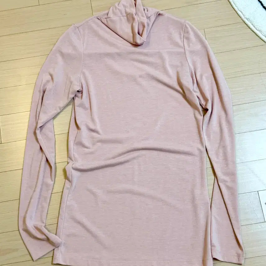 [BUNJANG] Chigo Slim Turtleneck Top / 지고트 슬림 터틀넥 | 핑크 목폴라 | 오피스룩 이너