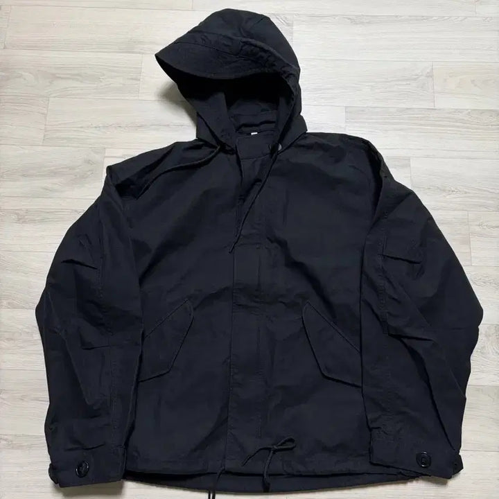 [BUNJANG] HGS Homegrown Supply Jackie M Short Fishtail Black Size S / HGS 홈그로운서플라이635-009 재키M 숏피시테일 블랙 S사이즈 판매