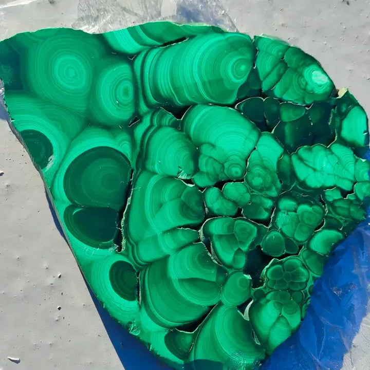 [BUNJANG] Natural Malachite Specimen 115.4g / 천연 공작 원석 115.4g