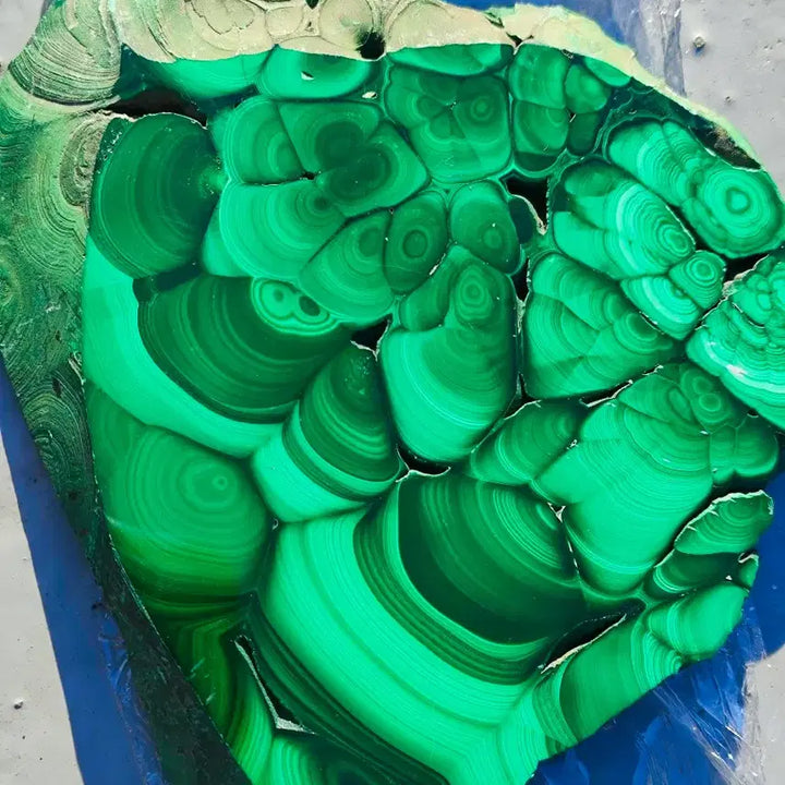 [BUNJANG] Natural Malachite Specimen 115.4g / 천연 공작 원석 115.4g