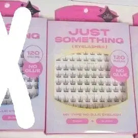 [BUNJANG] Just Something No-Glue Eyelashes Set / 미개봉새상품) 저스트썸띵 노글루 속눈썹 2종, 트위저