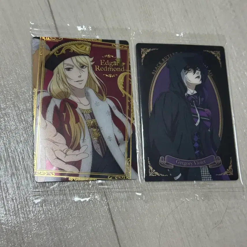 [BUNJANG] Kuroshitsuji (Black Butler) Gregory/Edgar Wafer Photocard Bundle Set / 흑집사 웨하스 포토카드 (그레고리/에드가) 일괄