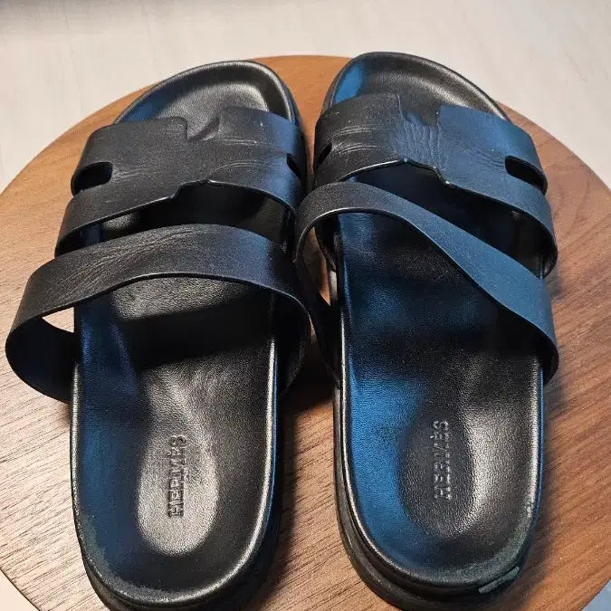 [BUNJANG] Hermes Black Chypre Leather Loafer 43 / 에르메스 블랙 시프레 레더 로퍼 43