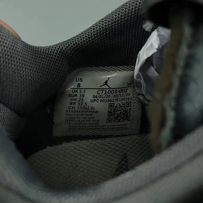 [BUNJANG] Nike Air Jordan Delta Grey White Onyx Sneakers / 나이키 에어조던 델타 그레이 화이트 오닉스 CT1003-002 스니커즈