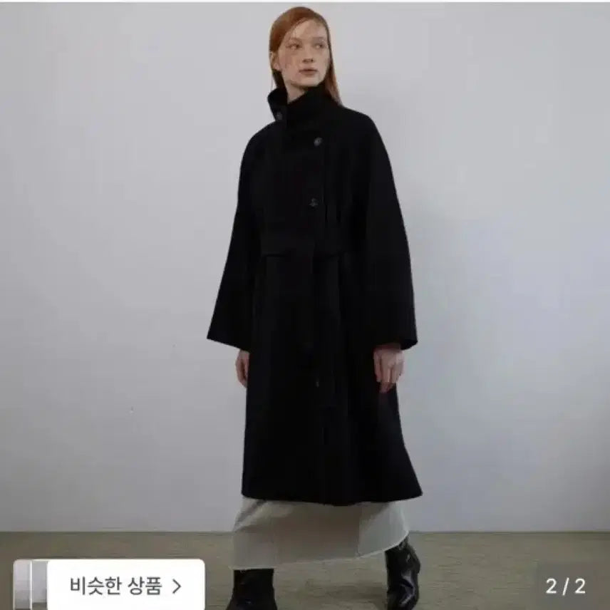 [BUNJANG] LIRISU Hazel Coat Black M / 리리수 Hazel 코트 블랙 M