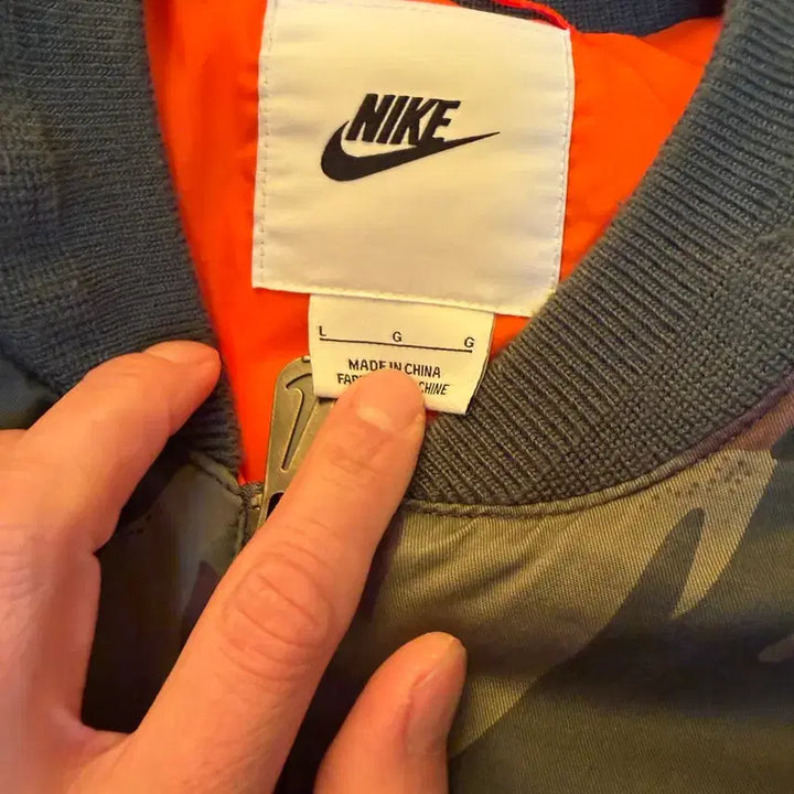 [BUNJANG] Nike Life Woven MA-1 Flight Jacket / 나이키 라이프 우븐 MA-1 플라이트 자켓 L