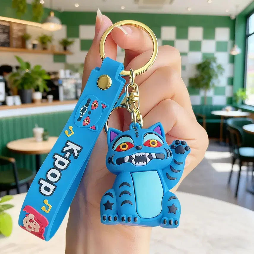 [BUNJANG] K-Pop Character Keyring 3 Set / 케이팝 키링 캐릭터 키링 3종 세트 케데헌 인형 키홀더 가방 키링