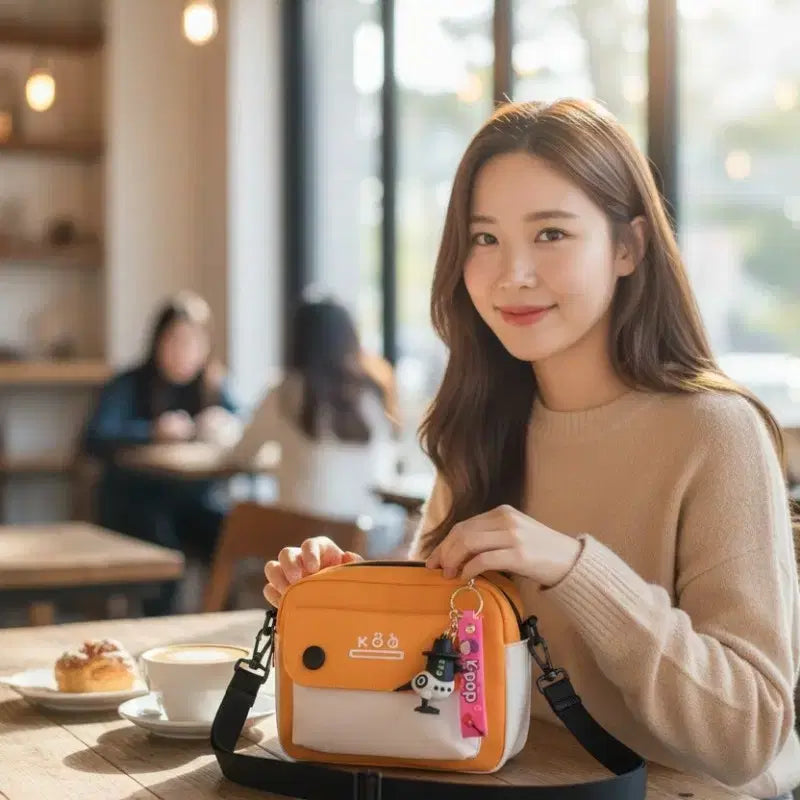 [BUNJANG] Kedeheon Character Keyring Set / 케이팝 키링 캐릭터 키링 3종 세트 케데헌 인형 키홀더 가방 키링