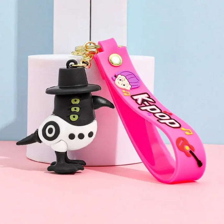 [BUNJANG] Kedeheon Character Keyring Set / 케이팝 키링 캐릭터 키링 3종 세트 케데헌 인형 키홀더 가방 키링