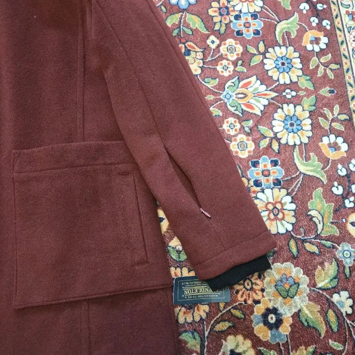 [BUNJANG] Pendleton Beverly Patch Pocket Wool Anorak Coat (Fired Brick/Burgundy) - Size M / [새상품/M] 펜들턴 울 코트 (파이어드 브릭/버건디)