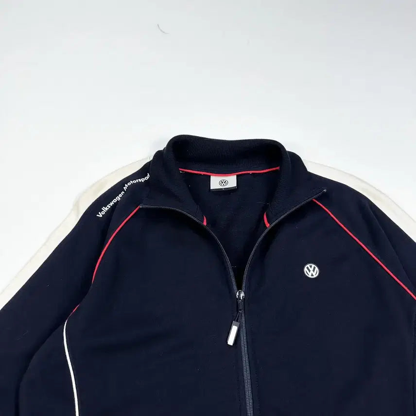 [BUNJANG] Volkswagen Racing Navy Track Top Jersey (L) / 폭스바겐 래이싱 네이비 배색 트랙탑 져지 (L)