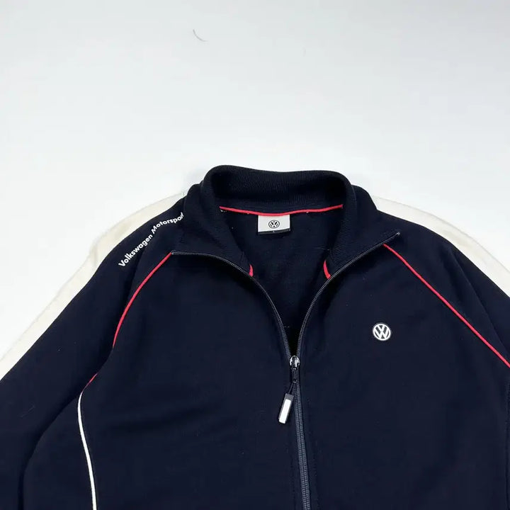 [BUNJANG] Volkswagen Racing Navy Track Top Jersey (L) / 폭스바겐 래이싱 네이비 배색 트랙탑 져지 (L)