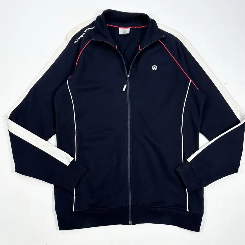 [BUNJANG] Volkswagen Racing Navy Track Top Jersey (L) / 폭스바겐 래이싱 네이비 배색 트랙탑 져지 (L)