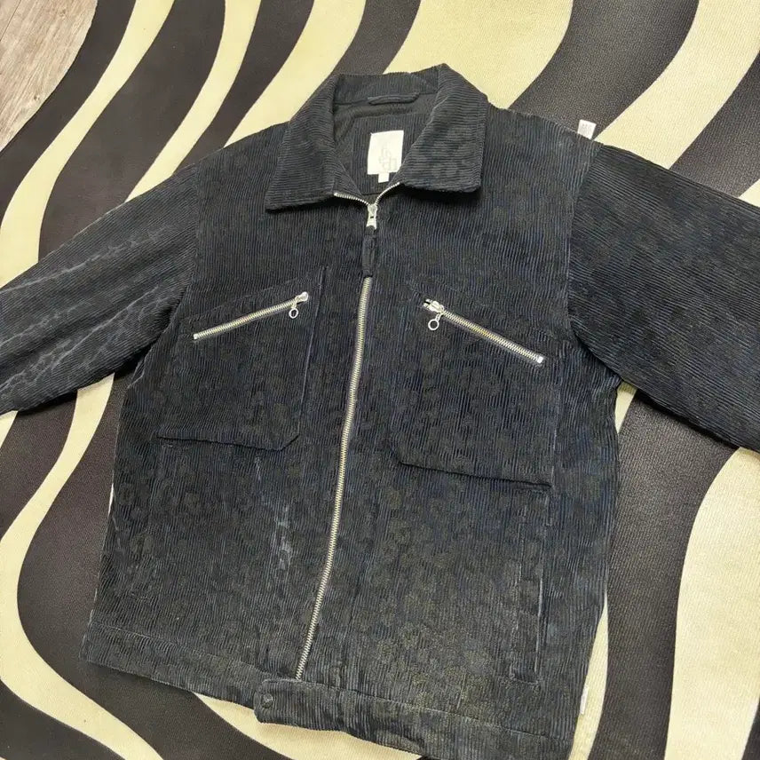 [BUNJANG] fetch Corduroy Leopard Jacket M / fetch 코듀로이 레오파드자켓 M