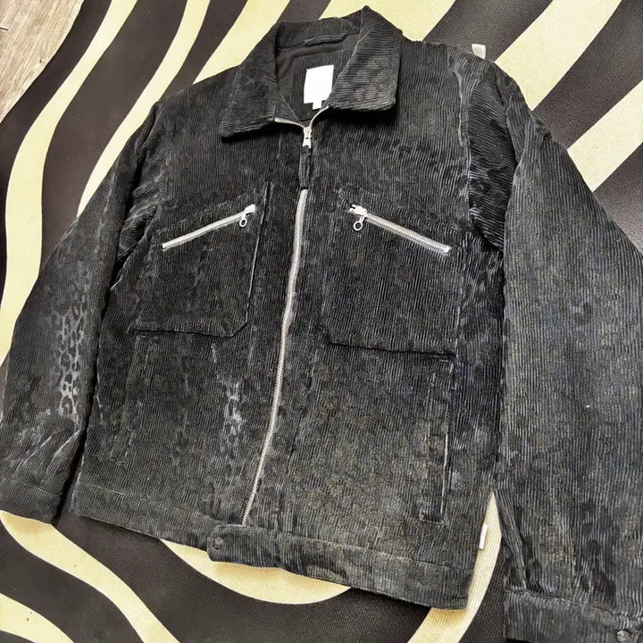 [BUNJANG] fetch Corduroy Leopard Jacket M / fetch 코듀로이 레오파드자켓 M