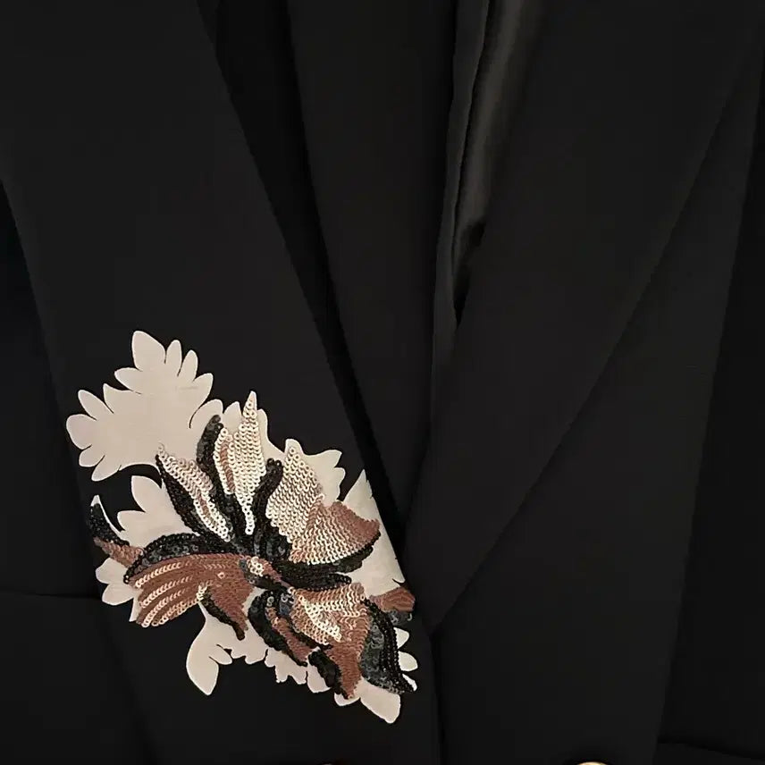 [BUNJANG] Ozoc Black Blazer Jacket / 오즈세컨 블랙 블레이저 자켓