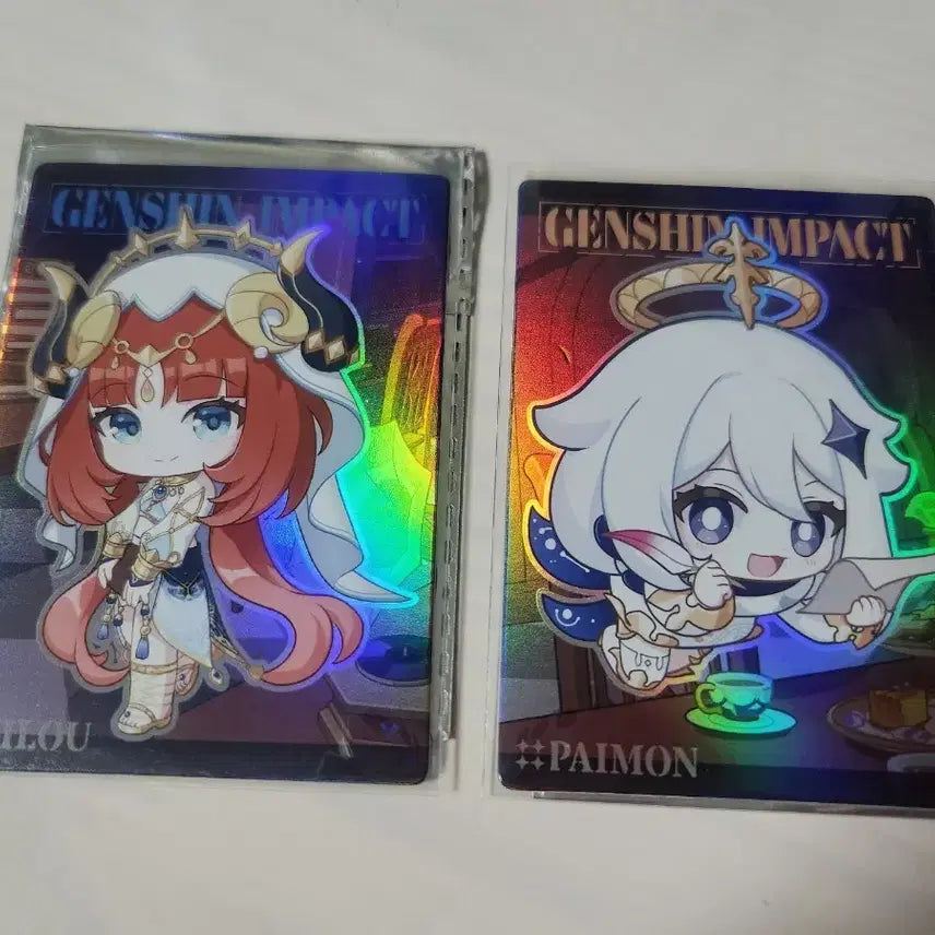 [BUNJANG] Genshin Impact Nilou & Paimon Photocard Bundle Set / 원신 pc라운지 포카 닐루, 페이몬 일괄