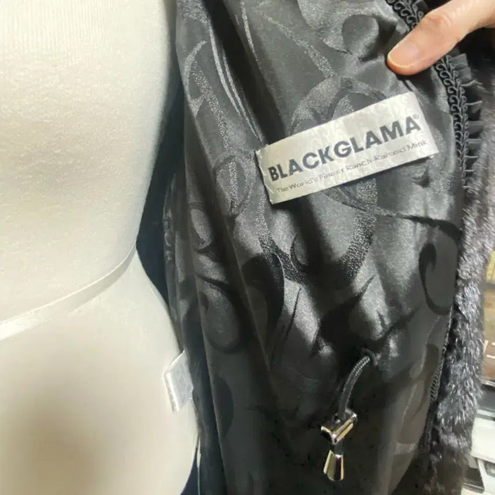 [BUNJANG] Blackglama Hooded Long Mink Coat / [새상품] 블랙그라마 후드 롱코트