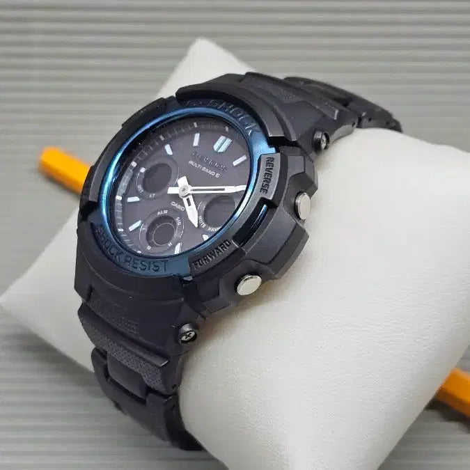 [BUNJANG] G-Shock Compact Metal Core Band Tough Solar Multi Band Watch / 지샥 - 컴팩트 메탈코어밴드 터프솔라 멀티밴드