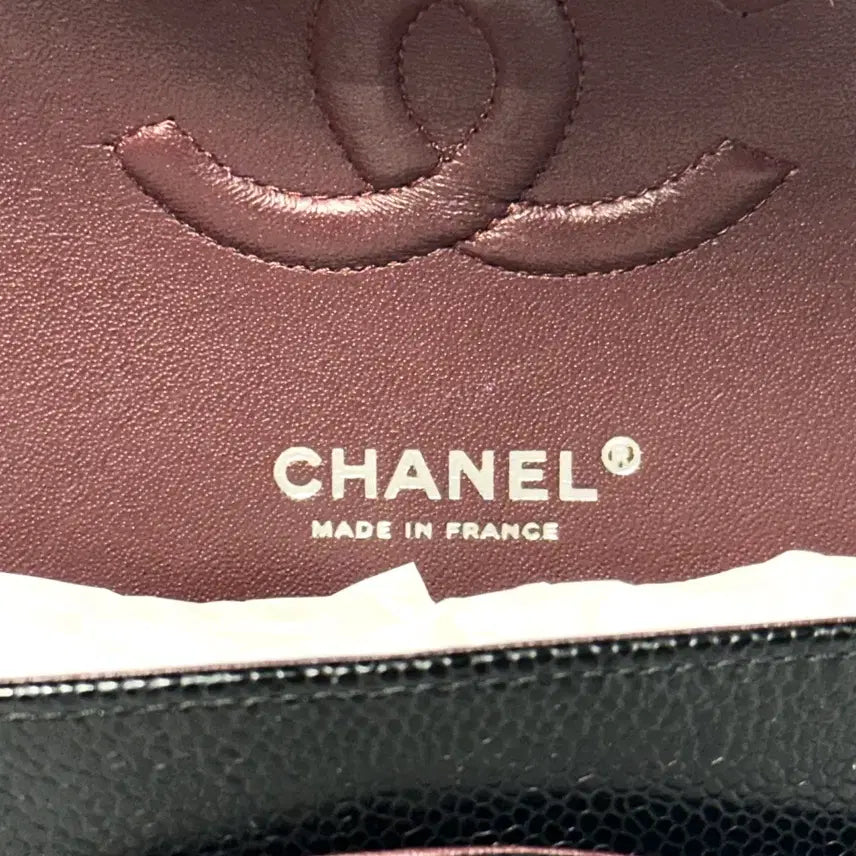 [BUNJANG] Chanel Caviar Classic Medium Black / 샤넬 캐비어 클래식 미디움 블랙