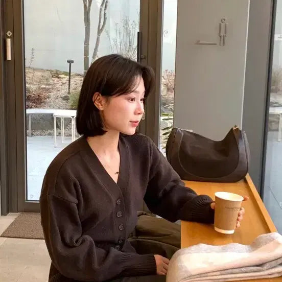 [BUNJANG] Loeuvre Knit Cardigan / 루에브르 니트 가디건 (새옷)