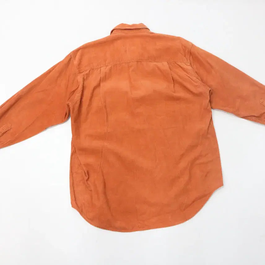[BUNJANG] PENNY WORTH Orange Corduroy Work Shirt (M) / PENNY WORTH 빈티지 오렌지 코듀로이 워크 셔츠 (M)