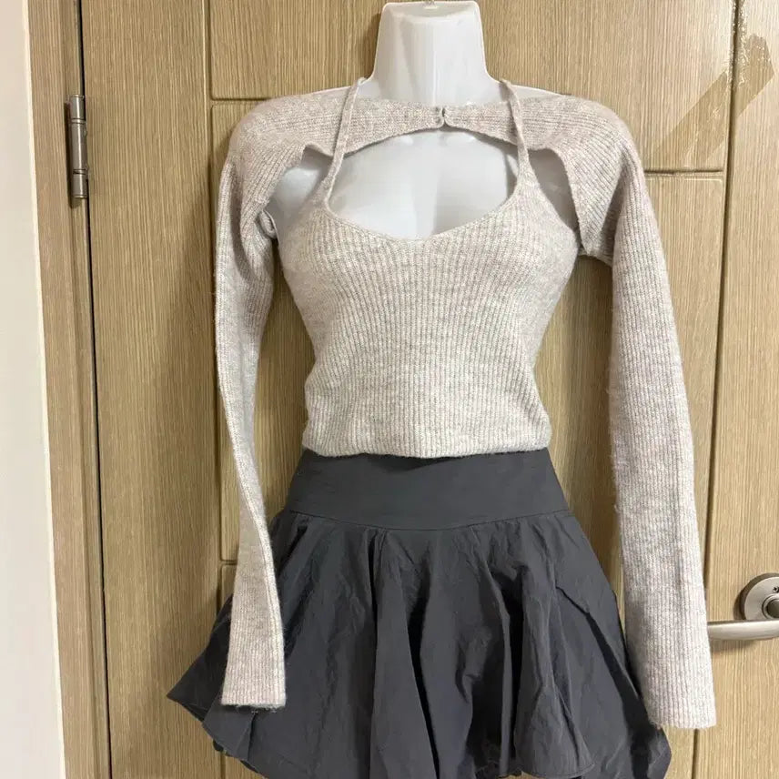 [BUNJANG] Layered Set / 그레이 레이어드 세트