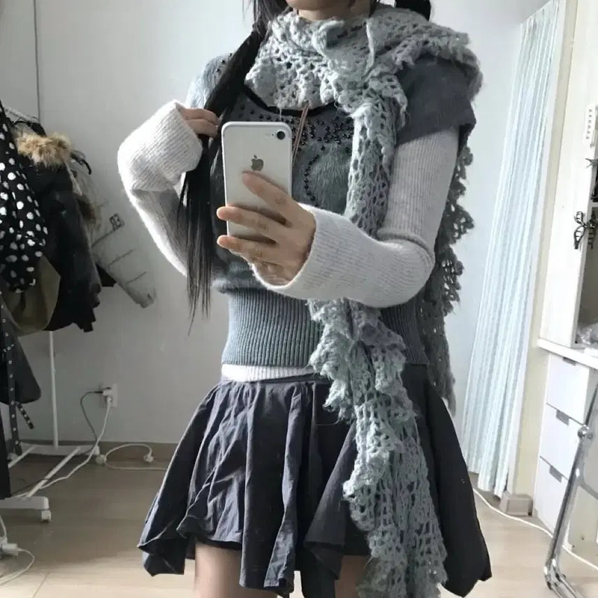 [BUNJANG] Layered Set / 그레이 레이어드 세트