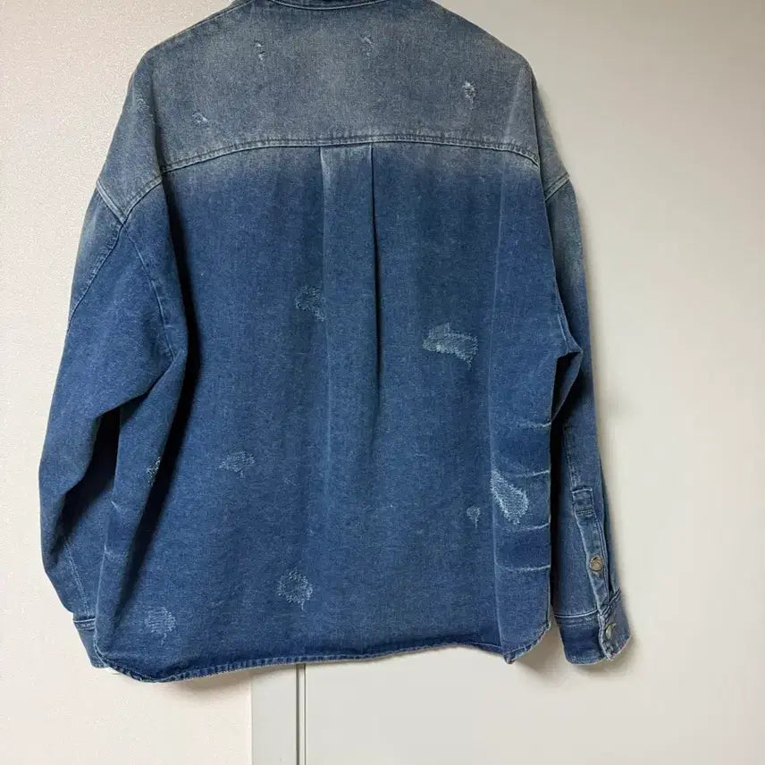 [SOLD OUT] [48] 준지 데미지 데님 셔츠형 자켓