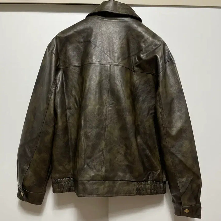 [BUNJANG] Unworn Pu Jacket (Dark Brown) Oversized / 미착용) Pu 자켓 판매 (다크브라운) 오버핏사이즈 /  고정가격