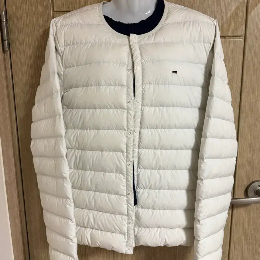 [BUNJANG] Tommy Hilfiger White Lightweight Padded Jacket / 타미힐피거 화이트 경량패딩
