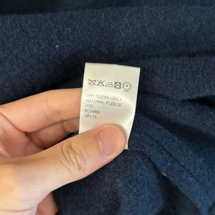 [BUNJANG] rier Fleece Zip-Up Navy / rier 후리스 집업