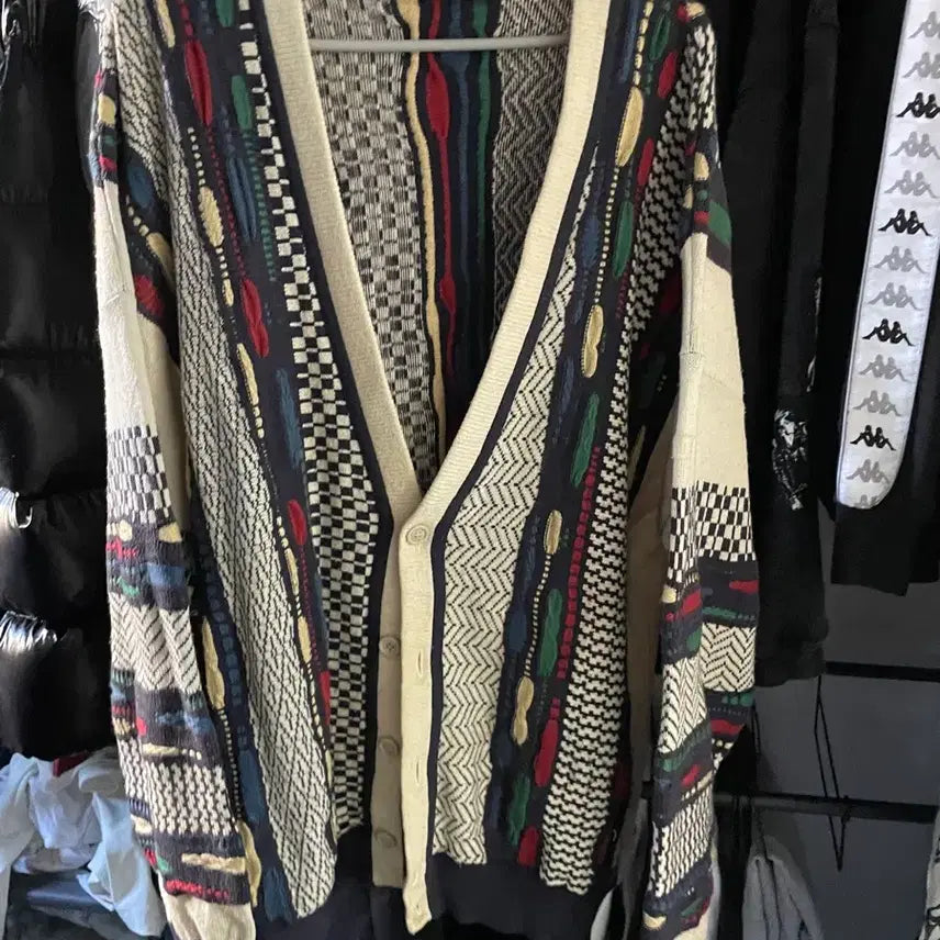 [BUNJANG] Vintage Kuzi Style Knit Cardigan / 빈티지 쿠지 스타일 니트가디건