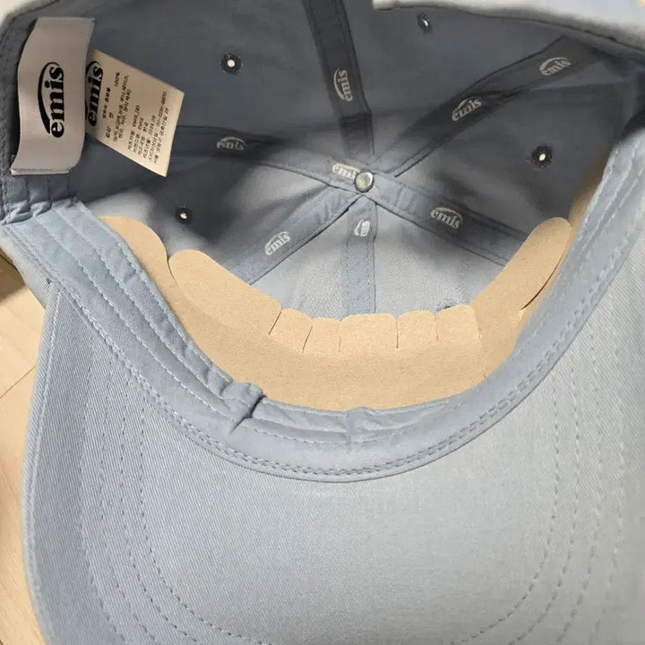 [BUNJANG] emis Ball Cap Hat White/Blue/Cream / emis 이미스 볼캡 모자 화이트/블루/크림색. 개당가격