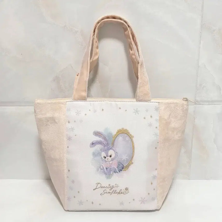 [BUNJANG] Disney Duffy Friends Velvet Bag / 디즈니 더피프렌즈 벨벳 가방