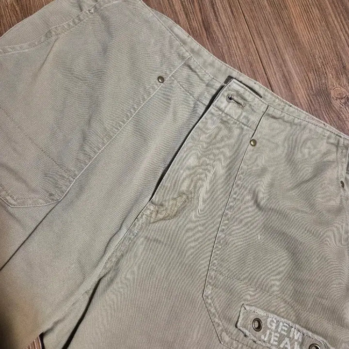 [BUNJANG] GEM Cargo Washed Denim Shorts / (28~29) GEM 카고 워싱데님 반바지 숏팬츠