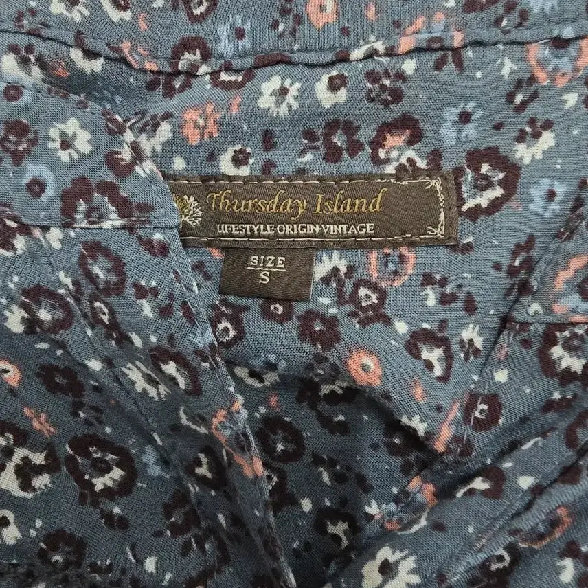 [BUNJANG] Thursday Island Floral Pattern Long Dress / thursdayisland 롱 원피스 플라워 패턴