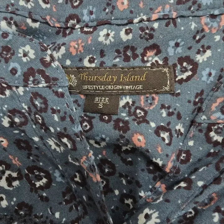 [BUNJANG] Thursday Island Floral Pattern Long Dress / thursdayisland 롱 원피스 플라워 패턴